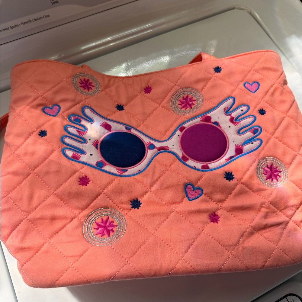 Vera Bradley Harry Potter Luna Lovegood Coral Tote